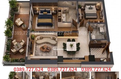 Căn hộ sân vườn Eco Palace Buôn Ma Thuột - hưởng trọn các tiện ích